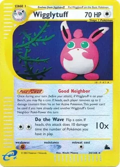 Wigglytuff Reverse Holo 34