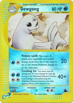 Dewgong Reverse Holo 7