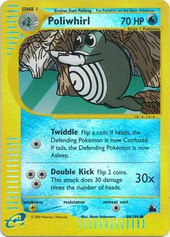 Poliwhirl Reverse Holo 88