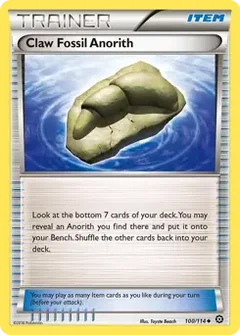 Claw Fossil Anorith 100