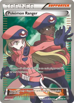 Full Art Pokemon Ranger, Steam Siege #113 Pokémon card