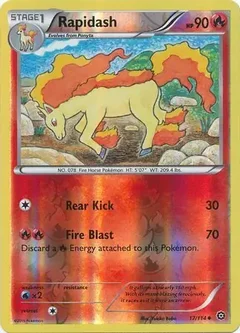 Rapidash Reverse Holo 17