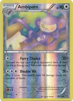 Ambipom Reverse Holo 91