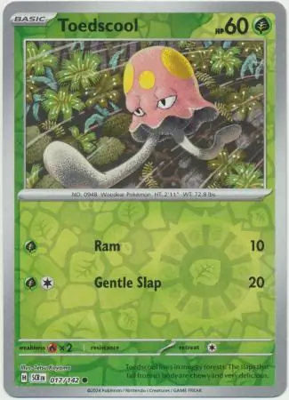 Toedscool Reverse Holo