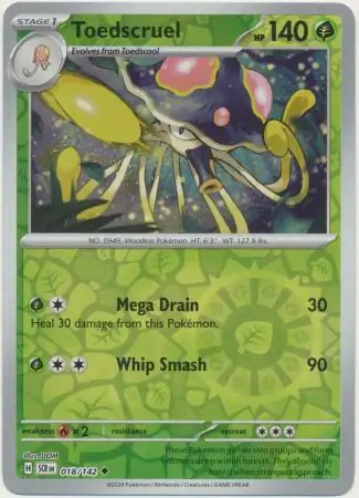 Toedscruel Reverse Holo