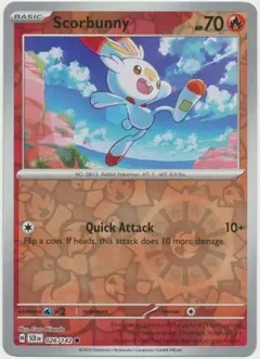 Scorbunny Reverse Holo 026