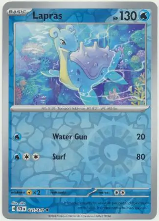 Lapras Reverse Holo