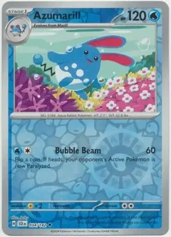 Azumarill Reverse Holo 034
