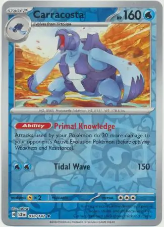 Carracosta Reverse Holo