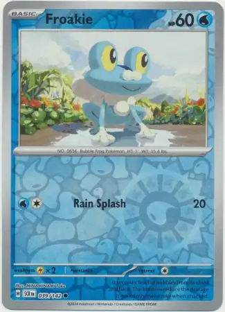 Froakie Reverse Holo