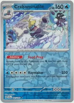Crabominable Reverse Holo 042