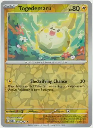 Togedemaru Reverse Holo