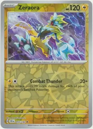 Zeraora Reverse Holo