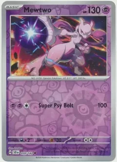 Mewtwo Reverse Holo 059