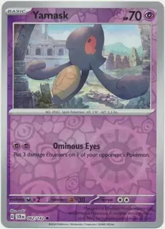 Yamask Reverse Holo 062