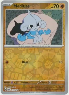Meditite Reverse Holo 077
