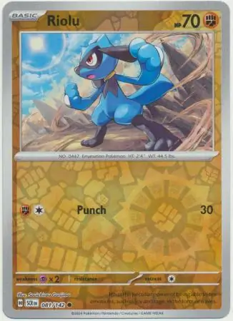 Riolu Reverse Holo