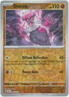 Diancie Reverse Holo 086