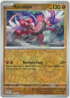 Koraidon Reverse Holo 090