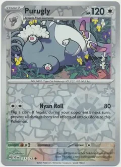 Purugly Reverse Holo 117