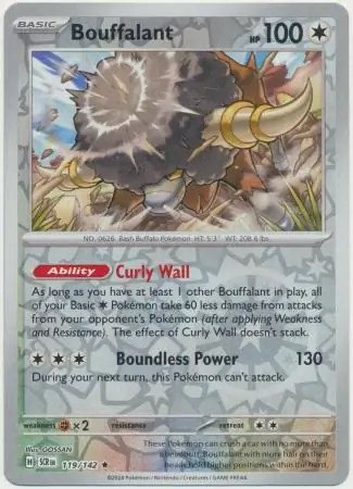 Bouffalant Reverse Holo