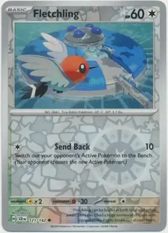 Fletchling Reverse Holo 121