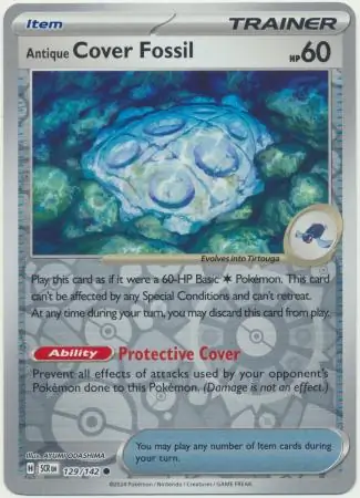 Antique Cover Fossil Reverse Holo