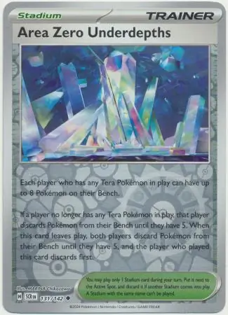 Area Zero Underdepths Reverse Holo