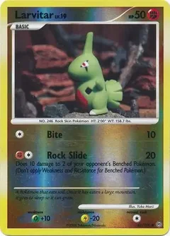 Larvitar Reverse Holo 63