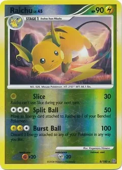 Raichu Reverse Holo 8