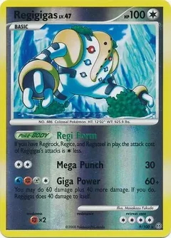 Regigigas Reverse Holo 9