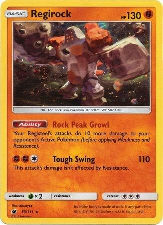 Regirock Cosmos Holo