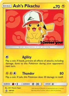 Ash's Pikachu SM109