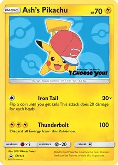 Ash's Pikachu SM114