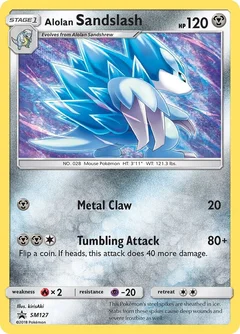 Alolan Sandslash Holofoil SM127