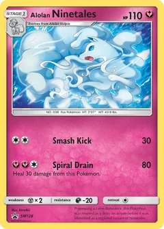 Alolan Ninetales Holofoil SM128