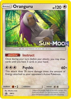 Oranguru Prerelease Staff SM13