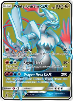 White Kyurem GX SM141