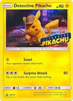 Detective Pikachu Stamped SM170