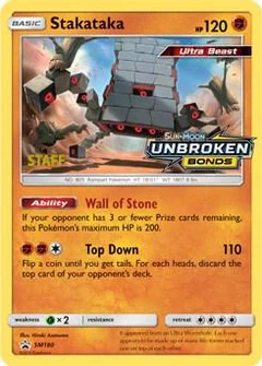 Stakataka Prerelease Staff SM180
