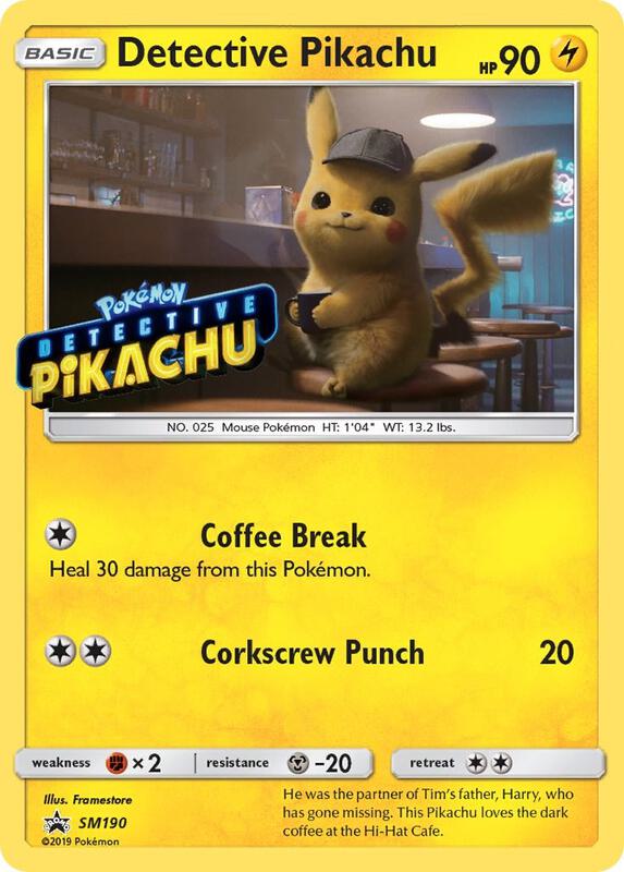 Detective Pikachu Stamped