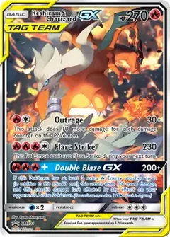 Reshiram & Charizard GX SM201