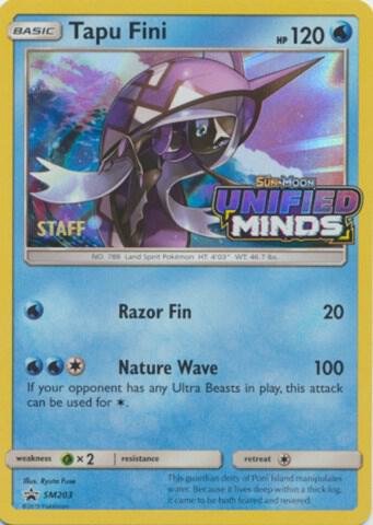 Tapu Fini Prerelease Staff