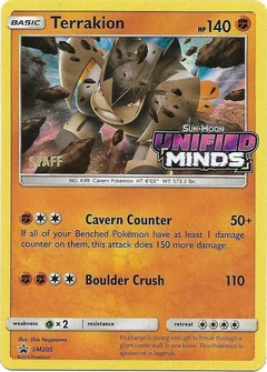 Terrakion Prerelease Staff SM205