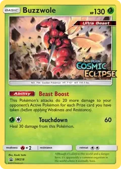 Buzzwole Prerelease SM218
