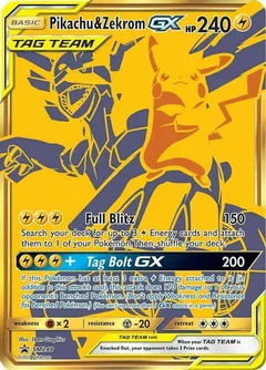 Pikachu & Zekrom GX SM248