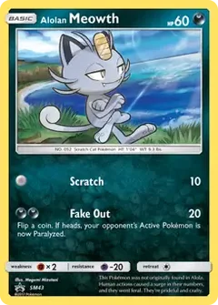 Alolan Meowth SM43