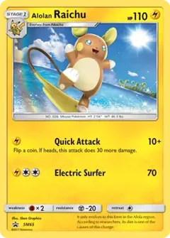 Alolan Raichu SM65