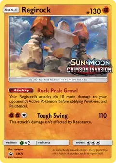 Regirock Prerelease SM74
