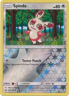 Spinda Reverse Holo 102